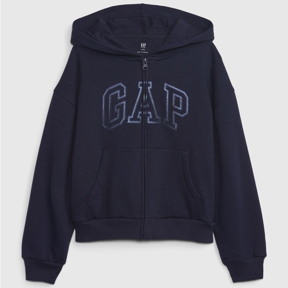 Kids Vintage Soft Gap Arch Logo Hoodie - Picture 1 of 5